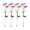 Violet, variante sur Labymos 4 Pcs Lumières Solaires en Forme de Fleurs pour l'Extérieur 4 Fleurs de Lys Piquets Décoratifs Lumières Couleur RVB LED