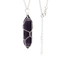 thumbnail image 1 of Iumwxz Chakra Crystal Pendant Hexagonal Pointed Natural Quartz Stone For Necklace, 1 of 1