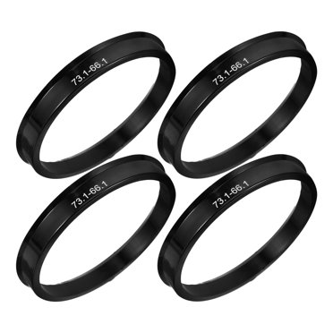 KAKOWELY hub centric rings 4pcs Car Wheel Hub Rings Vehicle Hub Centric Rings Plastic Hub Bore Adapters(73.1-66.1)2.95"X2.95"X0.39"