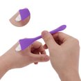 thumbnail image 3 of Unique Bargains 2 Pcs Multifunctional Facial Mask Brush Purple, 3 of 5