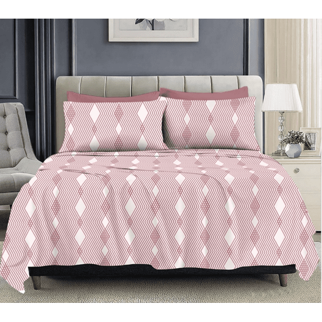 Stripe Harmony Bed Cover - Pink
