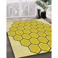 thumbnail image 3 of Ahgly Company Tapis d'Intérieur Lavable en Machine Carré Caramel Brun, 3 Pieds Carré, 3 of 7