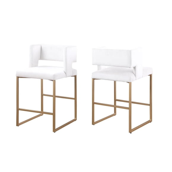 Tabouret de bar Alice, ensemble de 2, Beige