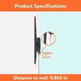 thumbnail image 3 of onn. 50 in.–86 in./127 cm–218,44 cm Fixed TV Wall Mount, UL Listed, 3 of 12