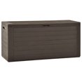 thumbnail image 1 of vidaXL Garden Storage Box Brown 116x44x55 cm, 1 of 5