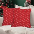 thumbnail image 2 of Housses de Coussin de Noël 18X18 Ensemble de 2 Housses de Coussin de Noël 18X18 Pouces Ensemble de 2 Coussins Décoratifs Rouges pour Canapé de Maison, 2 of 6