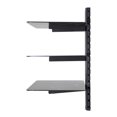 thumbnail image 2 of AVF AS300-A Triple Shelf AV Accessory Shelving - Black & Black Glass, 2 of 3