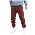 thumbnail image 1 of WEAIXIMIUNG Pantalon Noir Homme Coupe Ajustée Fuselé Hommes Automne et Hiver Mode High Street Loisirs Ample Sports Plein Air Course Chandail Pantalon Pantalon Pantalon, 1 of 4