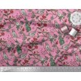 thumbnail image 3 of Soimoi Rayon Fabric Bird & Leaf Bird Decor Fabric Printed Yard 56 Inch Wide, 3 of 3