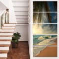 thumbnail image 1 of Beautiful Tropical Beach with Palms - Beach Photo Canvas Print, 1 of 3
