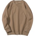thumbnail image 2 of RXIRUCGD Chandail de Sport pour Homme à Col Rond, Chandail Molletonné à Enfiler à Manches Longues, Chandail à Capuchon Uni, Brun, Taille : TG, 2 of 3