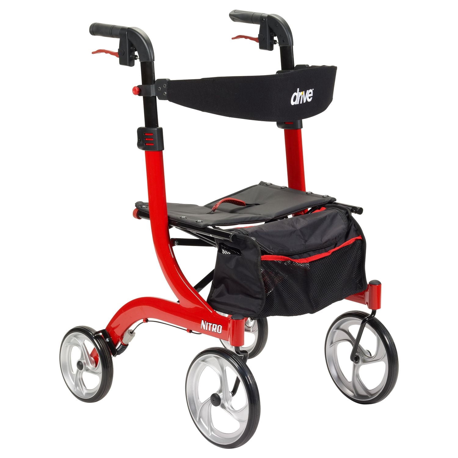 Déambulateur à roulettes Nitro de style européen pour confort et mobilité de Drive Medical