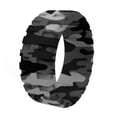 thumbnail image 1 of CHUANK Finger Ring Rubber Band Ring Silicone Rings Tire Pattern Wedding Men Breathable➳-01 green-10, 1 of 9