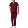 thumbnail image 2 of Adar Mens Medical Scrubs Set Medical Uniforms - Roomy Fit (30 Colors), 2 of 7