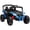 Blue, variant on Qaba 12V Kids Ride On Truck with Dual Motors for 3-5 Boys Girls, White