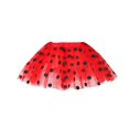 thumbnail image 1 of Penkiiy Jupe Tutu pour Fille pour Tout-Petit Bébé Fête Décontractée Tenues en Tulle Multicolores 1 An Rouge, 1 of 3