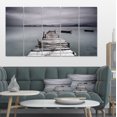 thumbnail image 1 of Design Art - Pier and Boats at Seashore, 1 of 3