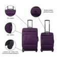 thumbnail image 4 of Jetstream 4-Piece Softside Luggage Set: 20" and 25" Luggage Duo with 2 Packing Cubes, 4 of 9
