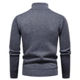 thumbnail image 3 of LIaqionyy Chandail pour Hommes Grande Taille Col Rond Tricot Manches Longues Hauts Chauds Automne Hiver Chandails, 3 of 4