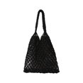 thumbnail image 1 of Cotton Crochet Shoulder Bag - Handmade Boho Purse for Summer Outings & Casual Use, 1 of 7