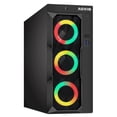 thumbnail image 1 of AQVIN LuminaRings Gaming Desktop Computer Tower PC, Intel Core i7 Processor , 16GB DDR4 RAM, 512GB SSD Storage, AMD RX 550 4GB, Windows 11 Pro, RGB Keyboard Mouse (Refurbished), 1 of 4