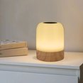 thumbnail image 1 of Bedside Lamp, Dimmable Night Light Memory Function Eye Care Warm Light RGB Color Changing Sensitive Touch Control USB Rechargeable  for Nursery, 1 of 7