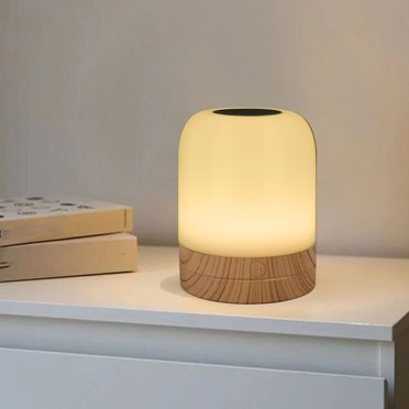 Bedside Lamp, Dimmable Night Light Memory Function Eye Care Warm Light RGB Color Changing Sensitive Touch Control USB Rechargeable  for Nursery