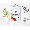 thumbnail image 3 of Darling Souvenir Blue Birthday Invitation Card 28 Pcs Fill or Write In Blank Invites Printable Party Supplies 5 x 7 Inches, 3 of 5