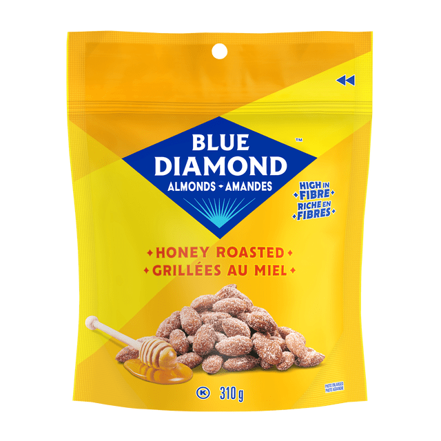 Blue Diamond Honey Roasted Almonds 310g