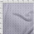 thumbnail image 3 of oneOone Georgette Viscose Medium Purple Fabric Geometric Craft Projects Decor Fabric Printed By The Yard 42 Inch Wide, 3 of 4