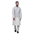 thumbnail image 1 of Atasi Indian Traditional Kurta Churidar Pajama Set With Nehru Jacket For Men, 1 of 3