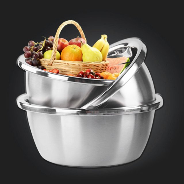 AMONIDA Bol à Mélanger Antiadhésif, Bol à Salade, pour Restaurant Maison