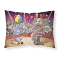 thumbnail image 1 of Carolines Treasures APH3816PILLOWCASE Circus Elephand & Dolphin Fabric Standard Pillowcase, 1 of 2