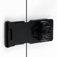 thumbnail image 3 of 3Inch Locking Hasp And Staple With Keys Padlock Garage Lock Cupboard Wooden Box Lock Home Door Hardware Accessories, 3 of 9