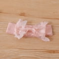 thumbnail image 3 of PatPat 2pcs Baby Girl Pink Mesh Dress Set,Ribbed Long Sleeve Splicing 3D Butterfly Appliques Princess Dress Pageant Party Birthday Wedding Flower Girl Dress,0-3T, 3 of 6