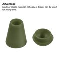 thumbnail image 4 of Unique Bargains Bell End Stopper, 50 Pack Cord Rope Lock for Drawstring Bag, Olive, 4 of 5