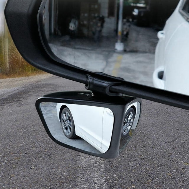 Birdeem Rétroviseur Arrière, Miroir de Voiture à Angle Mort, Miroir Aveugle de Voiture Rotation à 360 Degrés Double Face Grand Angle Rétroviseur pour Observation des Roues avant Arrière, Miroir pour Voiture, Rétroviseur de Voiture