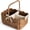 Châtaigne, variante sur Best Choice Products Organisateur de Couches pour Bébé, Grand Organisateur Portable pour Chambre de Bébé avec Séparateur et Poignées - Naturel