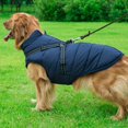 thumbnail image 3 of Pet Dog Jacket With Harness Windproof Winter Pet Dog Padded Coat Clothes, 3 of 6