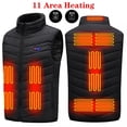thumbnail image 1 of Mikilon Gilet chauffant grande taille pour hommes et femmes Dual Control 11 Gilet chauffant Veste chauffante Gilet chauffant d'hiver, 1 of 7