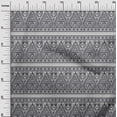 thumbnail image 2 of oneOone Georgette Viscose Fabric Stripe|Leaves & Floral Block Printed Fabric 1 Yard 42 Inch Wide, 2 of 4