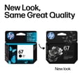 thumbnail image 4 of HP 67 Black Original Ink Cartridge (3YM56AN), 4 of 13