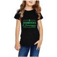 thumbnail image 1 of EGNMCR Blouses & Chemises à Manches Courtes Col Rond pour Tout-Petits Garçons Filles Mode Mignon Col Rond Imprimé Haut à Manches Courtes Girl Blouse, 1 of 4
