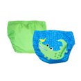 thumbnail image 1 of ZOOCCHINI - Knit Swim Diaper 2 Pc Set Aidan Alligator 12-24M, 1 of 2