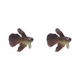 thumbnail image 4 of Thinsony Poissons Rouges Artificiels Lumineux Magnifiquement Conçus pour Aquariums Tan Brun 2Set, 4 of 6