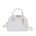 thumbnail image 1 of LinYooLi Fashion Shell Shoulder Bag Striped Pu Leather Handbags Crossbody Bags For Women Small Tote Top Handle Bag, 1 of 6