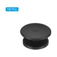 thumbnail image 3 of Unique Bargains Plastic Button Charm, 12 x 10mm Dia Button Accessories, Black 100 Pack, 3 of 4