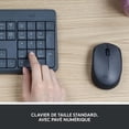 thumbnail image 3 of Logitech MK235 Clavier et souris sans fil gris - Français, 3 of 7