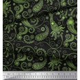 thumbnail image 3 of Soimoi Velvet Fabric Floral & Paisley Decor Fabric Printed Yard 58 Inch Wide, 3 of 3