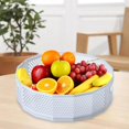 thumbnail image 4 of Anti-Skid Turntable Spice Rack Bathroom Storage Tray Table Storage Tray Countertop Organizer Container White S, 4 of 8